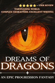 a book called dreams of dragons features a dragon eye on the cover