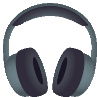 a pair of headphones with a white background