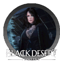 an icon for a video game called black desert