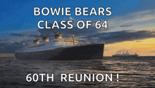 a bowie bears class of 64 60th reunion advertisement