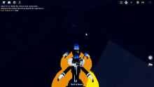 a screenshot of a video game that says back to space on the bottom