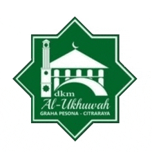 the logo for dkm al-ukhuwah graha pesona citraraja