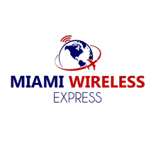 a logo for the miami wireless express company