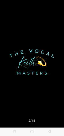 a black background with the words the vocal keith masters