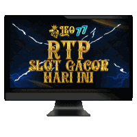 a computer monitor displays a rtp slot gacor hari ini