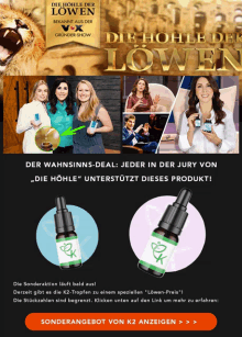 an advertisement for die hohle der lowen shows a group of women holding bottles