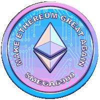 an ethereum coin that says make ethereum great again