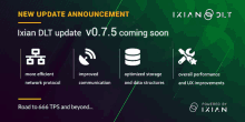 an advertisement for a new ixian dlt update coming soon