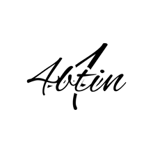 a black and white logo with the name austin on it