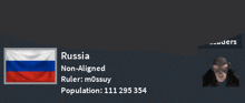 a russia non-aligned ruler is moussy