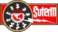 a logo for ctm mexico with a lightning bolt in the middle