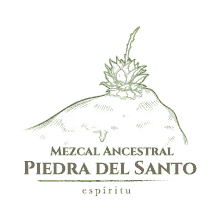 the logo for mezcal ancestral piedra del santo