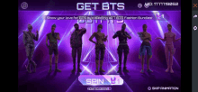 a screenshot of a video game called get bts