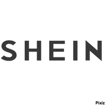 a black and white image of the word sheen with a shadow