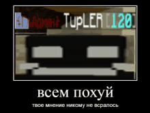 a picture of a minecraft character with the name tupler written on it