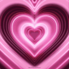 a bunch of pink hearts are stacked on top of each other on a pink background