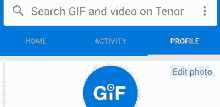 a screen shot of a search for gifs and videos on tenor