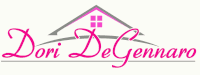 a logo for dori de gennaro with a house on top