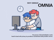 a poster explaining why omnia is a decentralized service