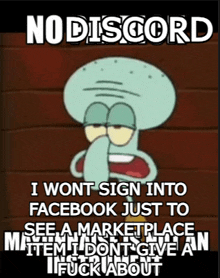 Squidward Discord Meme