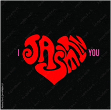 a red heart with the words i love you inside of it on a black background