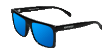 a pair of sunglasses made by northweek with blue lenses