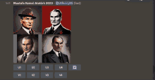 a screenshot of mustafa kemal atatürk 's profile