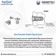 hex socket head cap screws are used in vacuum applications