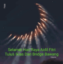 a poster that says selamat hari raya aidil fitri