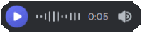 a pixel art illustration of a play button with a pause button and a volume button .