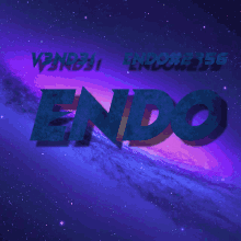 the word endo that is on a blue background