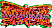 a colorful graffiti drawing of the word ' swizzard ' on a white background