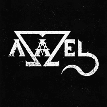 a black and white logo that says azel on it