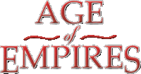 a logo for age of empires is shown