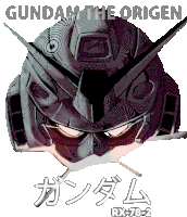 a poster for gundam the origen rx-78-2 features a robot head