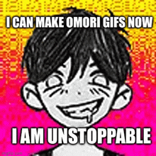 i can make omori gifs now , i am unstoppable