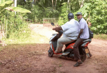 a man riding a scooter with a license plate that says ' tn ' on it