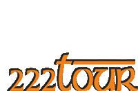 a logo for a company called 222tour