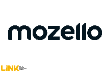 a black mozello logo on a white background with a link below it