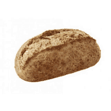 a loaf of bread with a white background