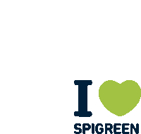 a logo that says i love spigreen on it