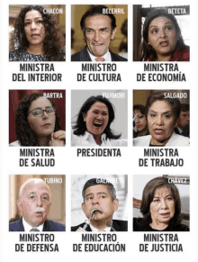 a collage of photos of various mexican politicians