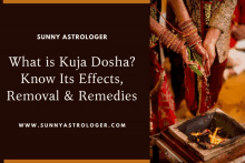 a sunny astrologer article about what is kuja dosha