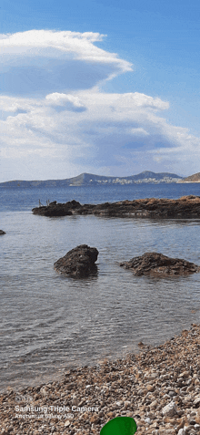 a samsung triple camera photo of a beach