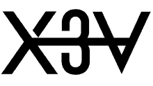 a black and white logo for a company called xcov