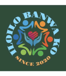 a logo for itoilo banwa ko since 2020 with a heart in the center