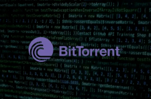 the word bittorrent is on a computer screen with lots of code