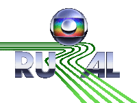 a logo for rural shows a globe and the letters r and l