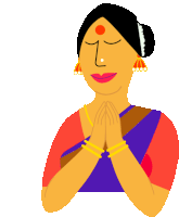 an illustration of a woman with her eyes closed