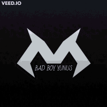 a logo for bad boy yunus with a black background